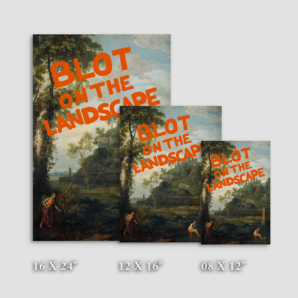 Blot on the Landscape - Fine Art Print on Paper